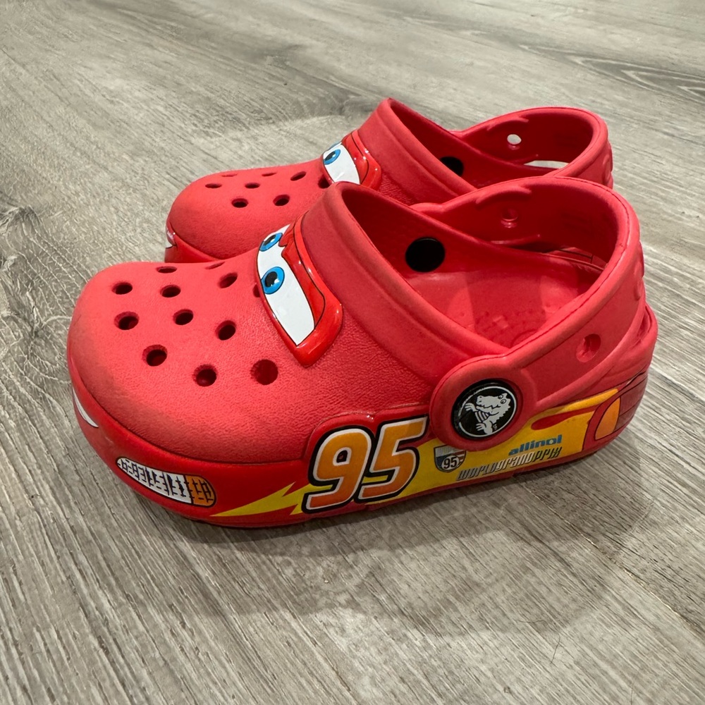 Lightening McQueen Crocs for Toddler/Little Kid